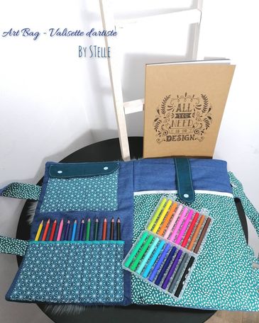 art-bag-valisette-artiste-jeans-bleu-dessin-ouvert-by-stelle