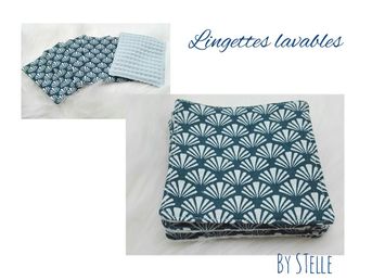 lingette-lavable-éventail-bleu-lot-de-5-by-stelle